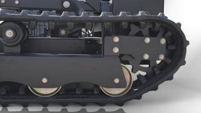 Tenk T-110 Maxi Beast - detalj gusjenica i mehanizma