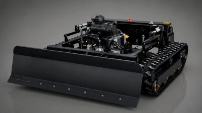 Tenk T-110 Maxi Beast s prednjim raonikom za guranje i ravnanje