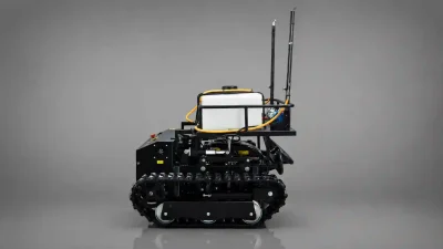 TENK T-BABY s modulom prskalice od 50l – bočni pogled